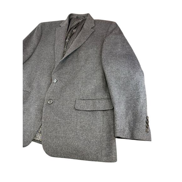 Ralph Lauren Men’s Gray Wool Silk Cashmere Blazer Sport Coat 42R Classic Fit - Picture 2 of 13